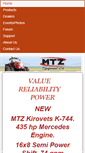 Mobile Screenshot of mtzequipment.com